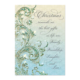 Embellished Flourishes Christmas Greeting Card